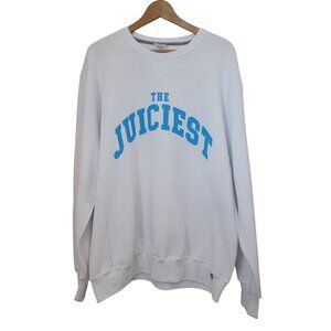 Neutrogena x Russell Athletic THE JUICIEST White Crewneck Sweatshirt Women's XL